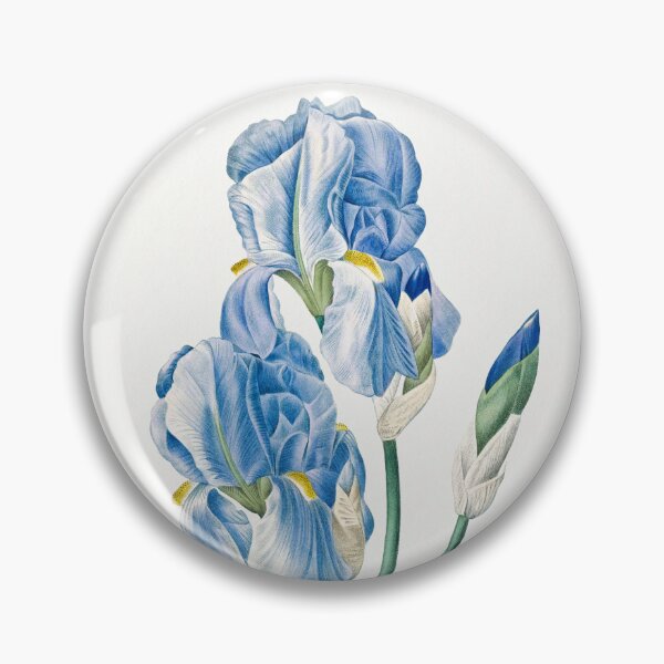 Item preview, Iris Pallida Flowers Botanical Illustration designed and sold by TheRetroArtRoom.