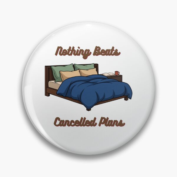 Item preview, Nothing Beats Cancelled Plans Funny Introvert Bed designed and sold by SW Shop.