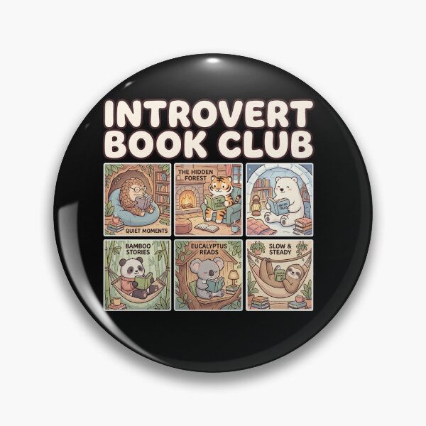 Item preview, Kawaii Introvert Book Club Cozy Reading Animals designed and sold by AdyKurniawan.
