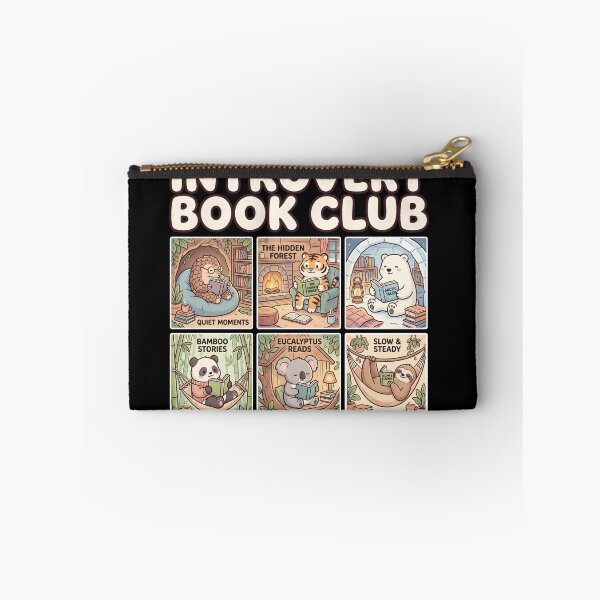 Item preview, Kawaii Introvert Book Club Cozy Reading Animals designed and sold by AdyKurniawan.
