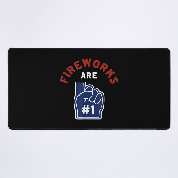 Item preview, Fireworks Are Number One Fourth Of July Patriotic Blue Foam Finger Art designed and sold by DaphoLatara.