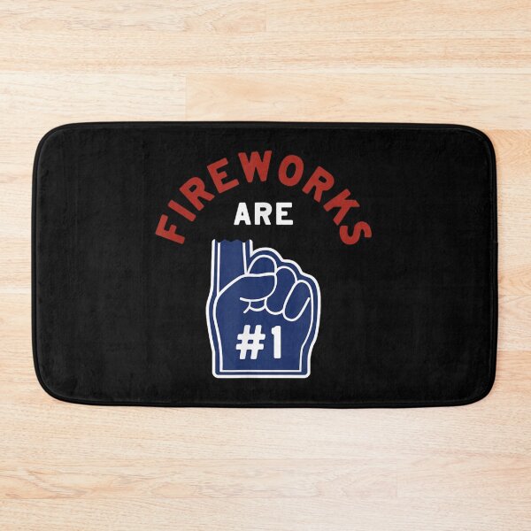 Item preview, Fireworks Are Number One Fourth Of July Patriotic Blue Foam Finger Art designed and sold by DaphoLatara.
