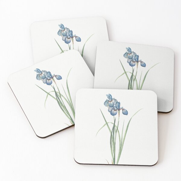 Item preview, Iris Pratensis Flowers Botanical Illustration designed and sold by TheRetroArtRoom.