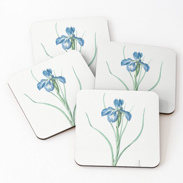 Item preview, Iris Latifolia Flowers Botanical Illustration designed and sold by TheRetroArtRoom.