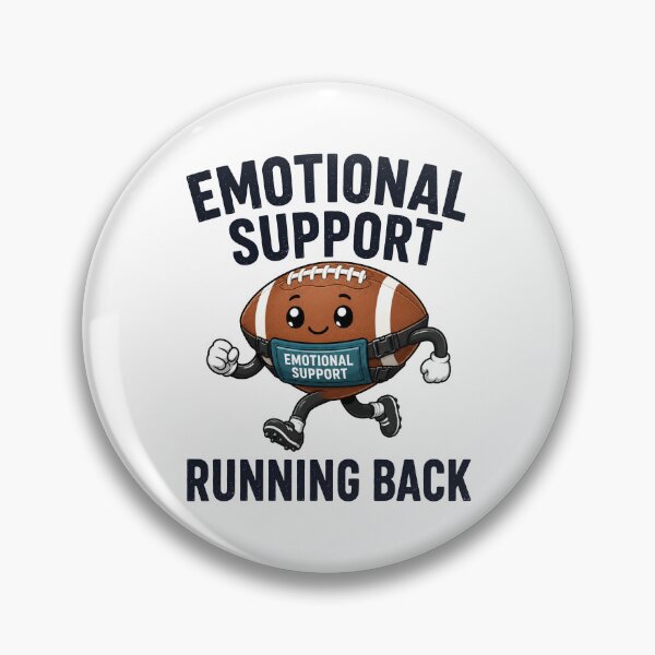Item preview, Emotional Support Running Back designed and sold by MAPDDesigns.