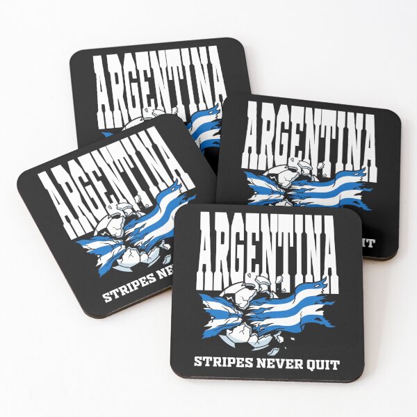 Item preview, ARGENTINA - STRIPES NEVER QUIT - FIFA WORLD CUP designed and sold by KEF Custom.