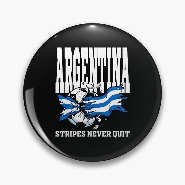 Item preview, ARGENTINA - STRIPES NEVER QUIT - FIFA WORLD CUP designed and sold by KEF Custom.