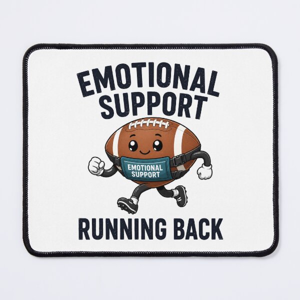 Item preview, Emotional Support Running Back designed and sold by MAPDDesigns.