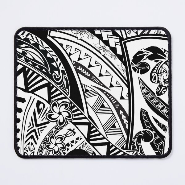 Item preview, Monochrome Island Turtle Pattern - Black and White Geometric Line Art designed and sold by sunnthreads.