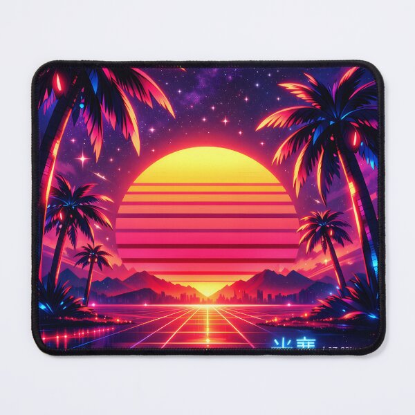 Item preview, Electric Palms — Epic Neon Horizon designed and sold by Neo Tokio.