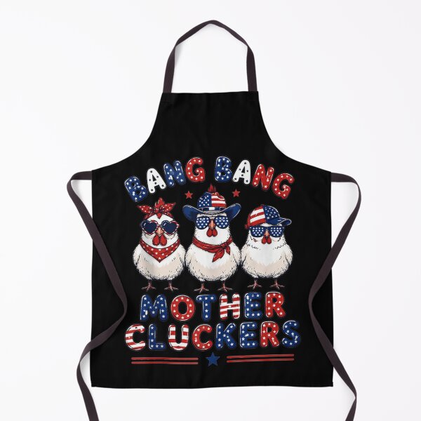 Item preview, Bang Bang Mother Cluckers Patriotic American 4th Of July Chickens designed and sold by LakenDraphil.