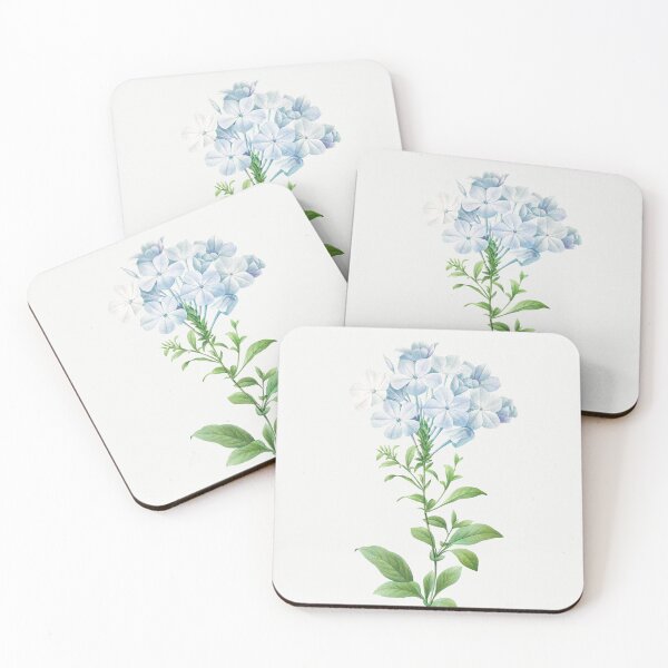 Item preview, Plumbago Flowers Botanical Illustration designed and sold by TheRetroArtRoom.