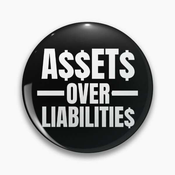 Item preview, Assets Over Liabilities Accountant Investor Motivational designed and sold by Dondonmart.