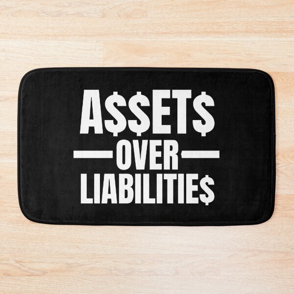 Item preview, Assets Over Liabilities Accountant Investor Motivational designed and sold by Dondonmart.