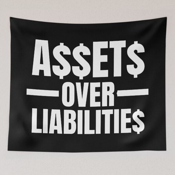 Item preview, Assets Over Liabilities Accountant Investor Motivational designed and sold by Dondonmart.