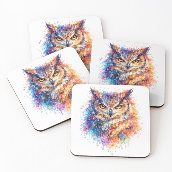 Item preview, Watercolor Owl designed and sold by odkocreative.