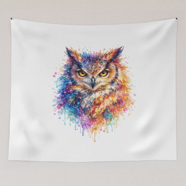Item preview, Watercolor Owl designed and sold by odkocreative.