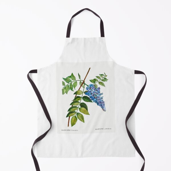 Item preview, Wisteria Frutescens Flowers Botanical Illustration designed and sold by TheRetroArtRoom.