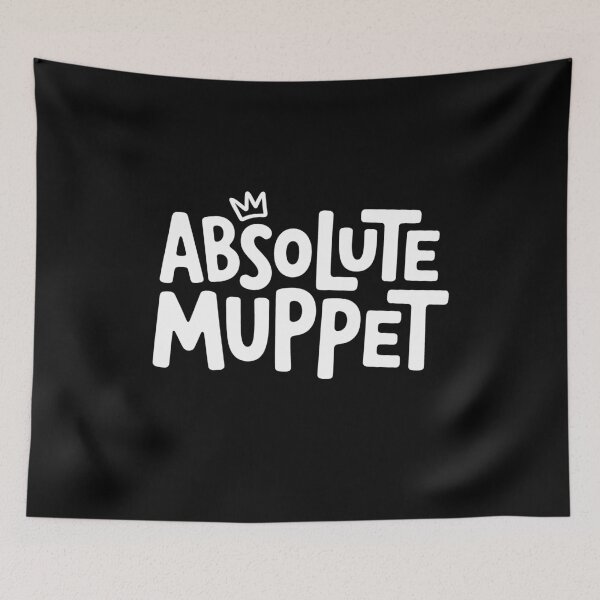 Item preview, Absolute Muppet Funny British Insult Slang Sarcastic Gift designed and sold by Say It With Ink.