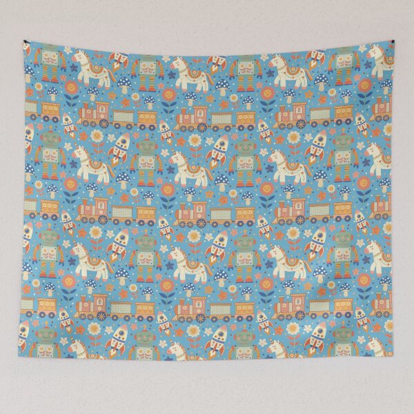 Item preview, Cute unicorn garden pattern designed and sold by Alaa-momani.
