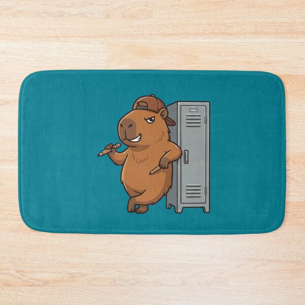Item preview, Cool School Capybara - Locker Legend designed and sold by Ivy-Triggs.