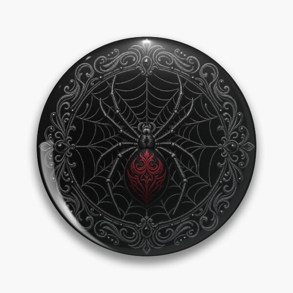 Item preview, Gothic Spider Baroque Emblem designed and sold by JacquiTaylorArt.