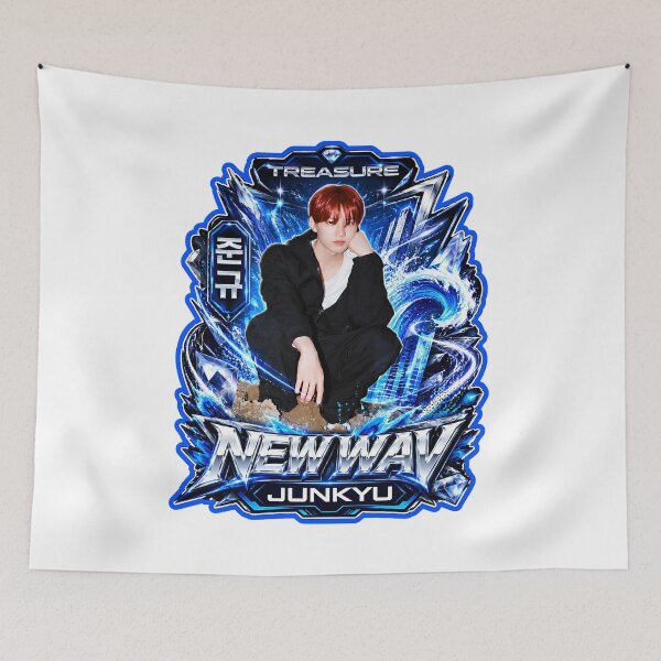 Item preview, Junkyu TREASURE NEW WAV Vocal King Fan Art designed and sold by Valeree Store.