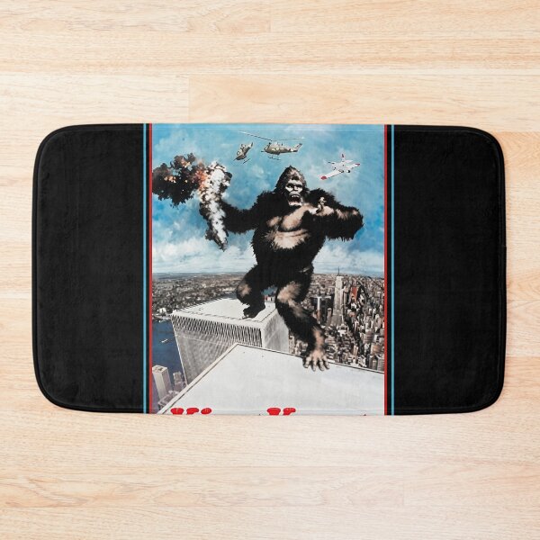 Item preview, Giant Ape Skyscraper Rooftop Confrontation Art designed and sold by SomeHitori.