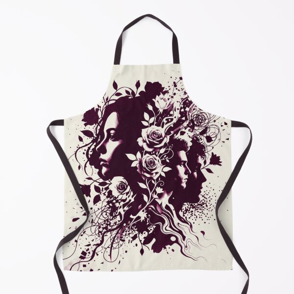 Artikelvorschau, Romantic Rose Silhouettes: Dreamy Abstract Floral Portrait entworfen und verkauft von Opie-Adn.
