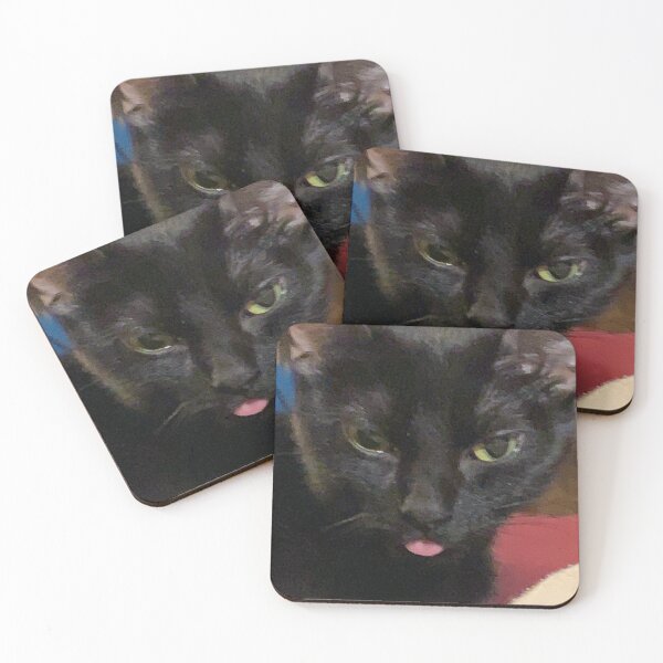 Item preview, Derpy Black Cat designed and sold by immortalmoonimp.