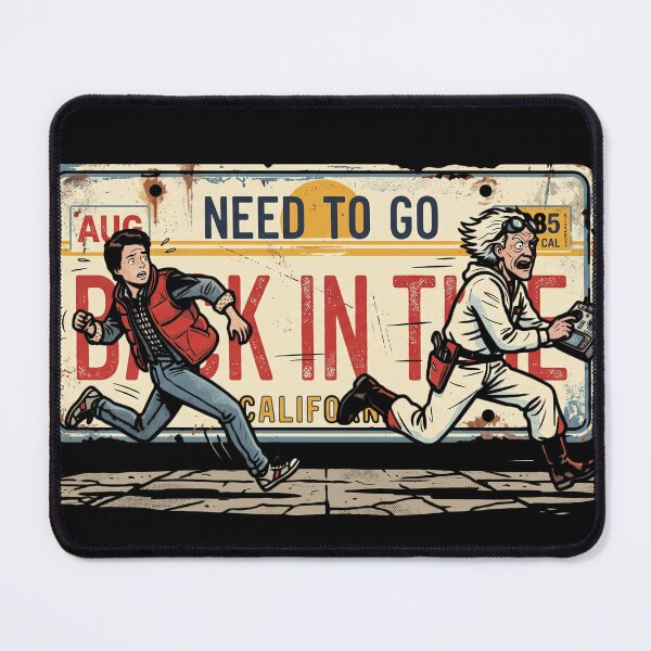 Item preview, Need To Go Back In Time Retro 80s Sci-Fi Movie Parody designed and sold by AdyKurniawan.