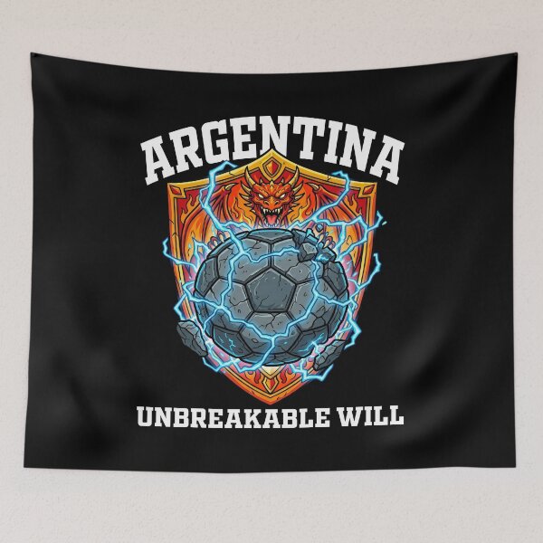 Item preview, ARGENTINA - UNBREAKABLE WILL - FIFA WORLD CUP designed and sold by KEF Custom.