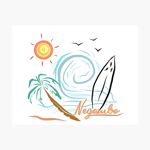 Item preview, Negombo Sun and Surf designed and sold by Looplk.