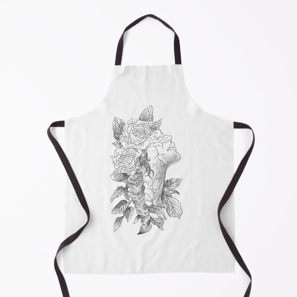 Item preview, Floral Woman Line Art Portrait designed and sold by GTeoArt.