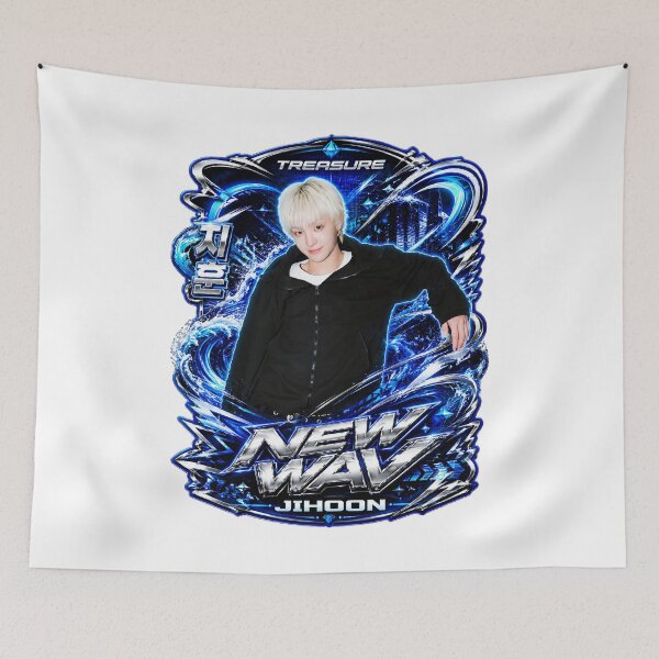 Item preview, Jihoon TREASURE NEW WAV Pure Muscle Aura Fan Art designed and sold by Valeree Store.