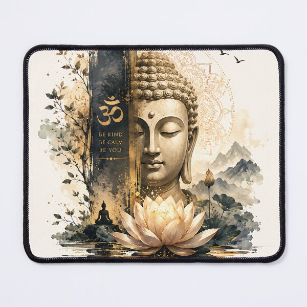 Item preview, Buddha Lotus Zen Spiritual Art designed and sold by SoulfulStudio.