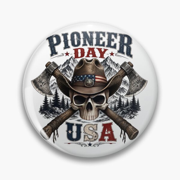 Item preview, Pioneer Day USA Skull Hat designed and sold by Sovereign Supply Co..