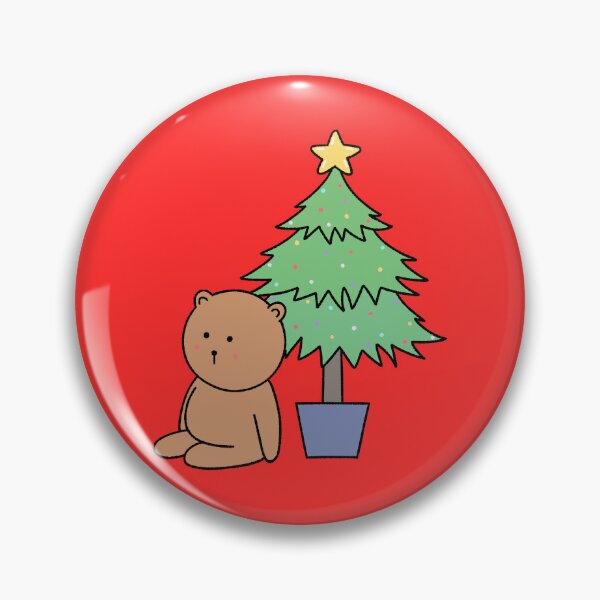 Item preview, Cute Teddy Bear and Christmas Tree designed and sold by ubborn.
