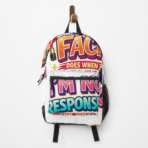Item preview, I’m Not Responsible for What My Face Does When You Talk – Funny Sarcastic Attitude Graphic T-Shirt | Sassy Girl Statement Tee | Bold Retro Fashion Design designed and sold by Sushikidsntoddlers.