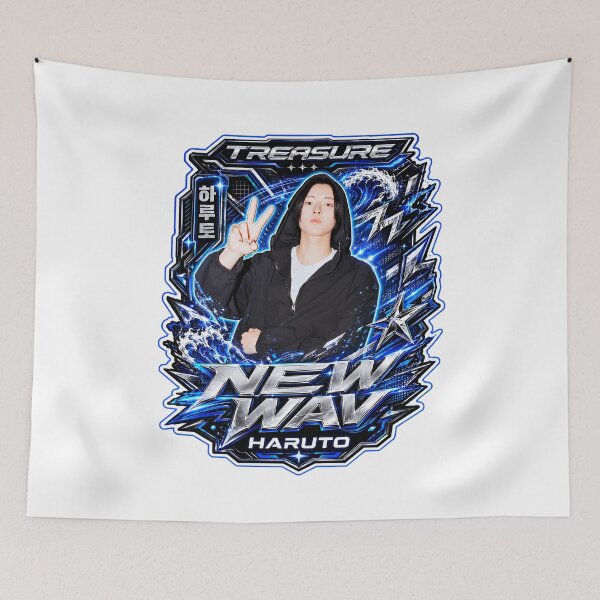 Item preview, Haruto TREASURE NEW WAV Deep Tone Rap Fan Art designed and sold by Valeree Store.