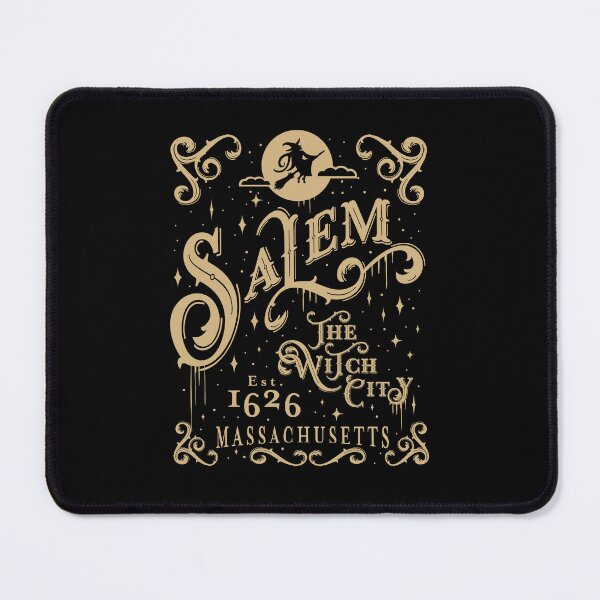 Item preview, Salem Established 1626 Logo with Witch beige color designed and sold by Jdawnink.