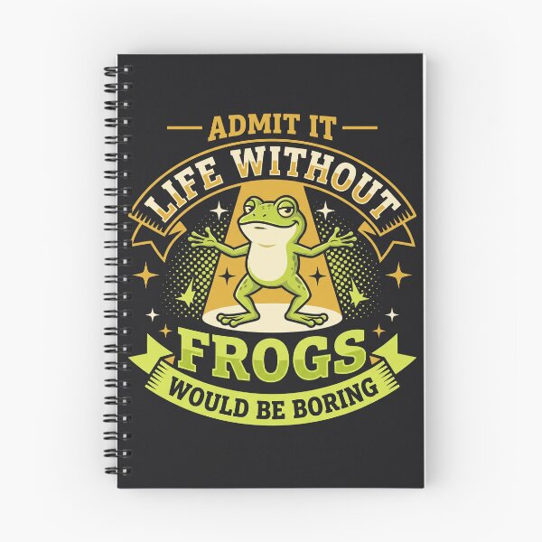 Item preview, Admit It Life Without Frogs Would Be Boring Shirt | Vintage Funny Frog Graphic Tee designed and sold by DmaarGroup.