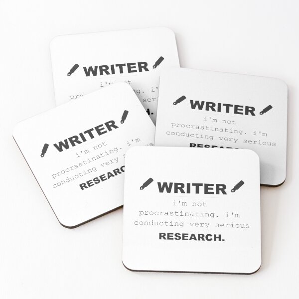 Item preview, WhumbleCo Funny Writer Gift | I'm not procrastinating designed and sold by WhumbleCo.