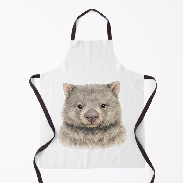 Item preview, Common Wombat Watercolour Portrait designed and sold by Jaruart.