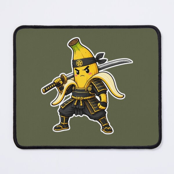 Item preview, Banana Samurai Sticker | Cute Kawaii Banana Warrior with Katana | Funny Japanese Fruit Character designed and sold by GRYFFWEAR.