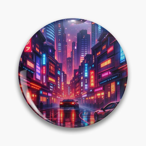 Item preview, Afterglow Streets — Neon Echo City designed and sold by Neo Tokio.