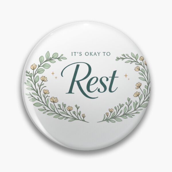 Item preview, Minimalist Botanical Quote It's Okay To Rest designed and sold by Presshue.