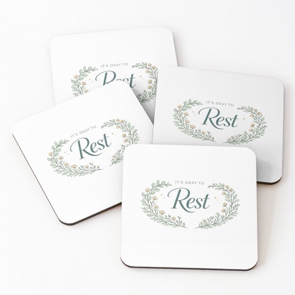 Item preview, Minimalist Botanical Quote It's Okay To Rest designed and sold by Presshue.