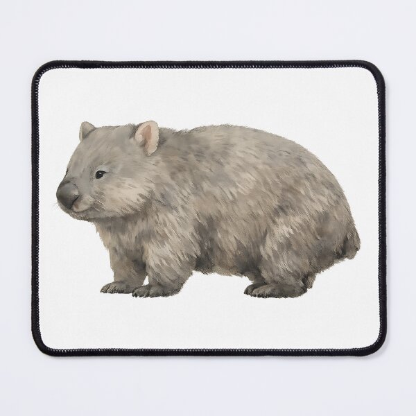 Item preview, Bare-Nosed Wombat Watercolour designed and sold by Jaruart.