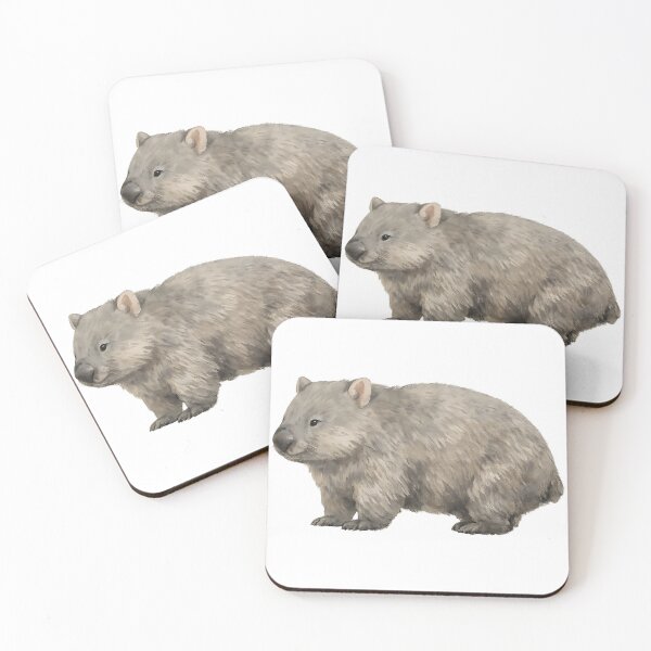 Item preview, Bare-Nosed Wombat Watercolour designed and sold by Jaruart.